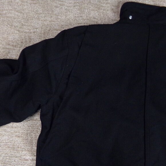 Men's Carhartt Coat Jacket Black B L Large Button Collar 103825 Blanket Lining - Picture 16 of 16